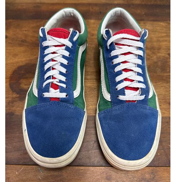 VANS Old Skool Yacht Club Men's Size 7.5 Women's 9 Shoes Colorful Canvas & Suede - Picture 2 of 10